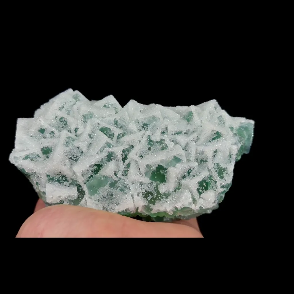 Natural Sugar Fluorite Mineral Specimen:Fujian,China (135*65*45MM) image