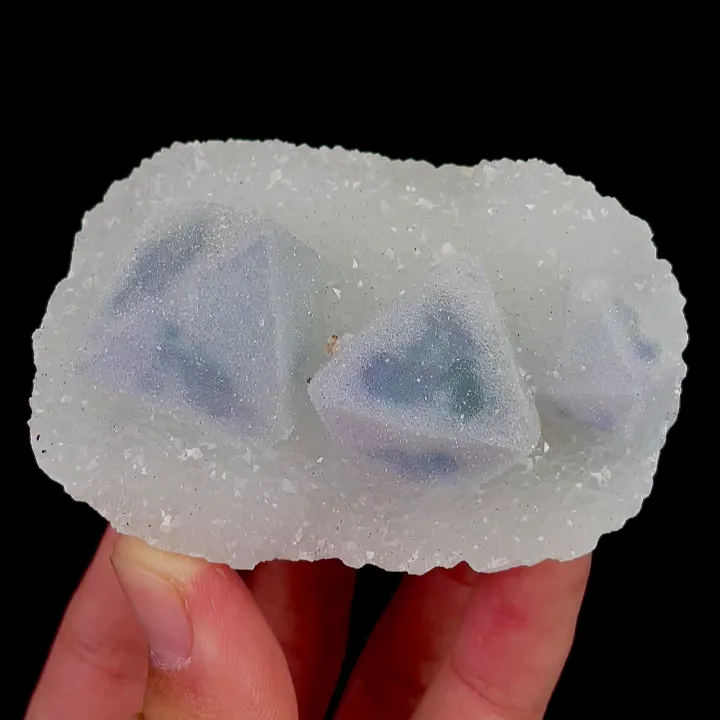 Natural Sugar Fluorite, Mineral Specimen:Fujian,China (75*50*30MM) image