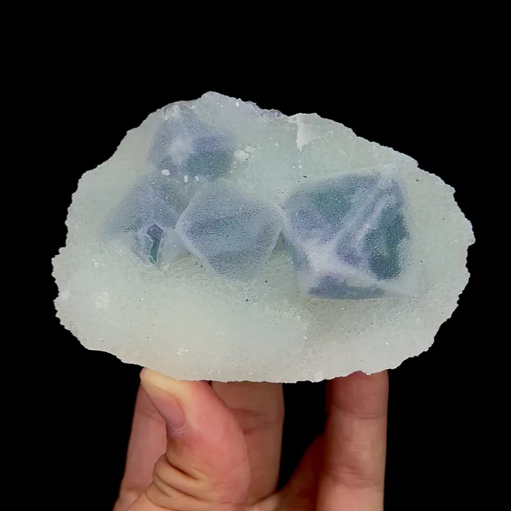 Natural Sugar Fluorite, Mineral Specimen:Fujian,China (95*65*30MM) image