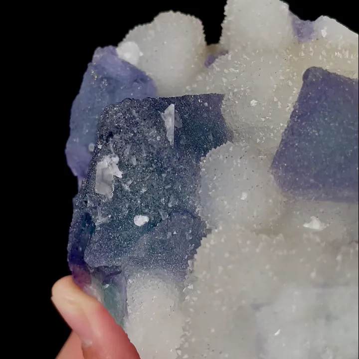 Natural Sugar Fluorite, Mineral Specimen:Fujian,China (95*80*45MM) - image 3