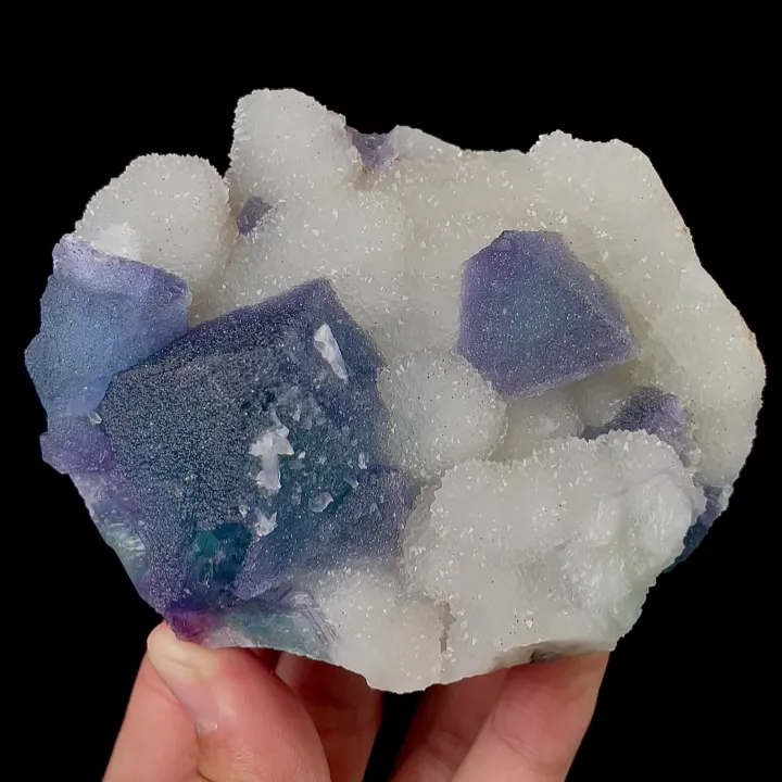 Natural Sugar Fluorite, Mineral Specimen:Fujian,China (95*80*45MM) image