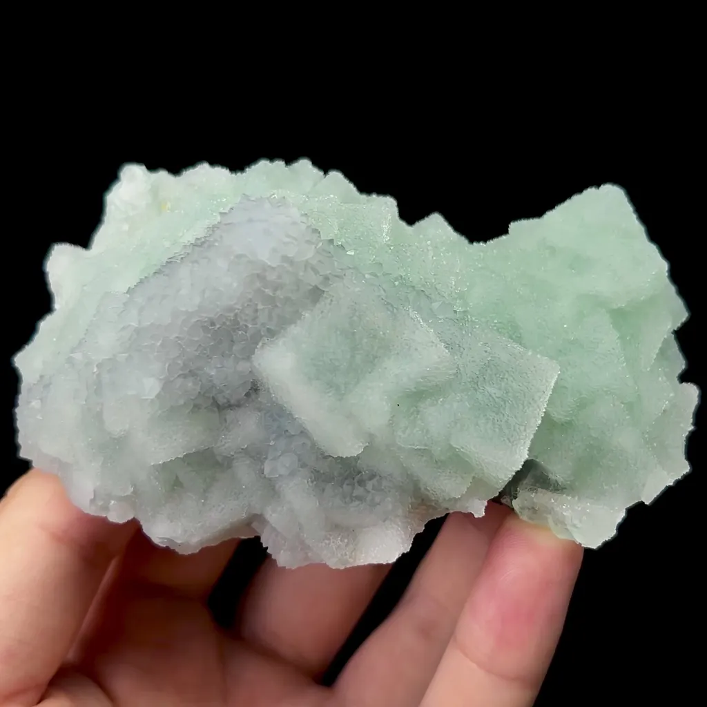Natural Sugar Fluorite Mineral Specimen,High Quality Specimen,FUJIAN,CHINA(100*60*40mm) image