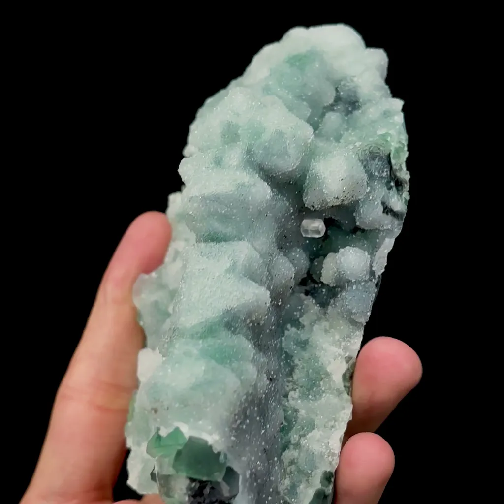 Natural Sugar Fluorite Mineral Specimen,High Quality Specimen,ZHEJIANG,CHINA(130*69*56mm) - image 3