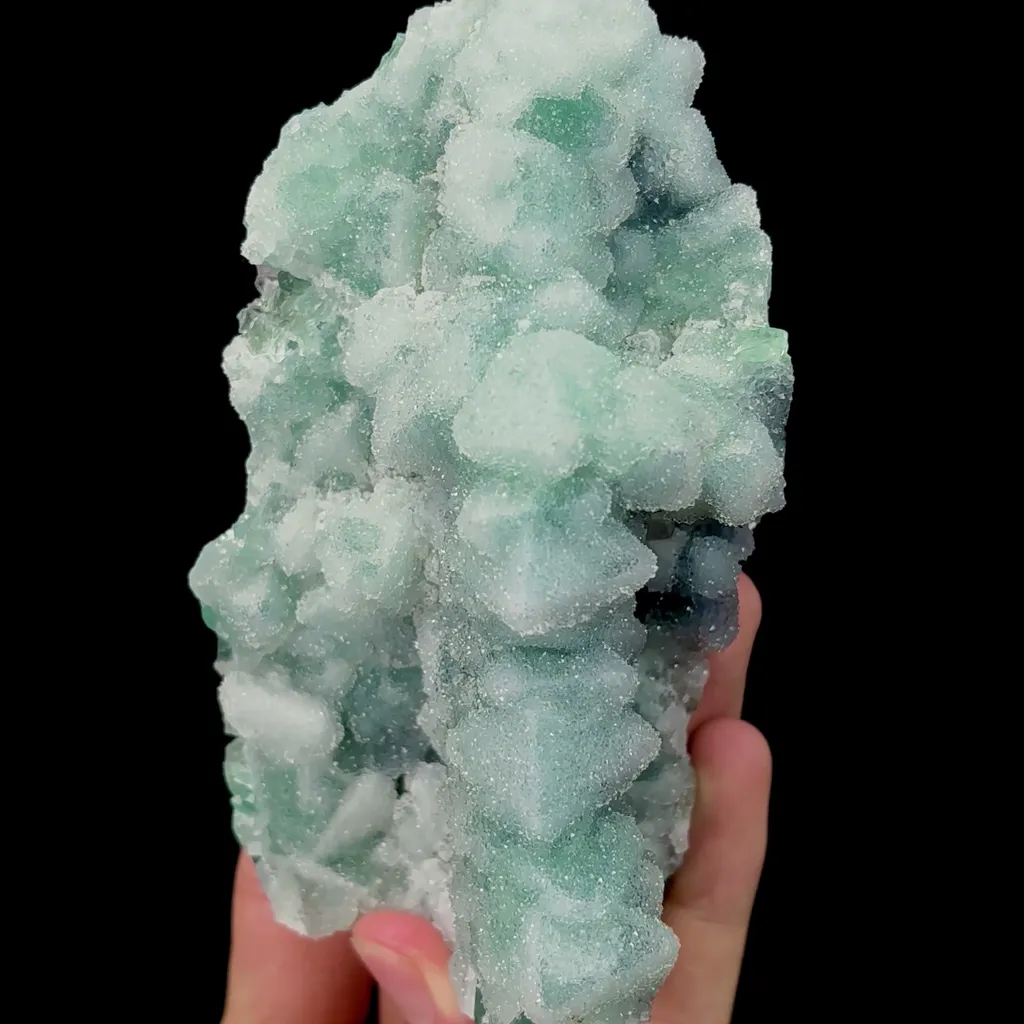 Natural Sugar Fluorite Mineral Specimen,High Quality Specimen,ZHEJIANG,CHINA(130*69*56mm) - image 4