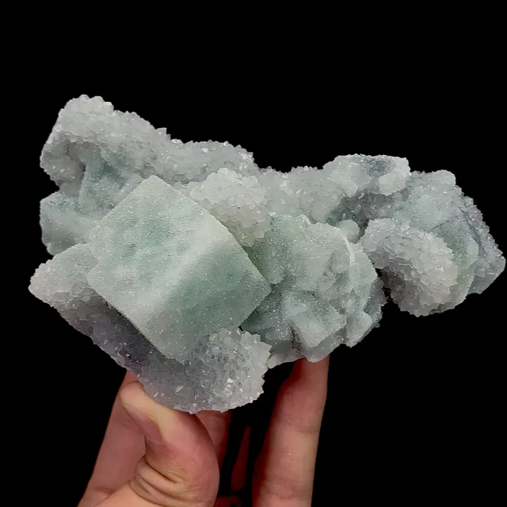 Natural Sugar Fluorite, Mineral Specimen:Zhejiang,China (125*75*60MM) image