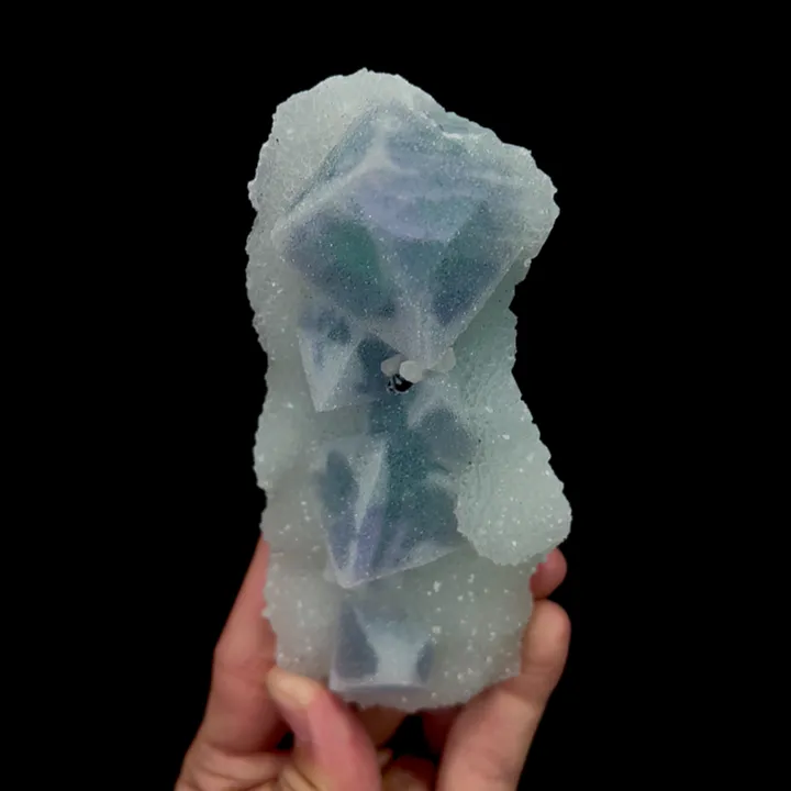 Natural Sugar Fluorite, Mineral Specimen:Zhejiang,China (60*130*35MM) - image 3