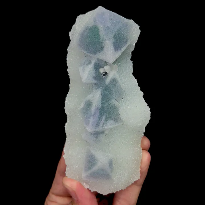 Natural Sugar Fluorite, Mineral Specimen:Zhejiang,China (60*130*35MM) - image 5