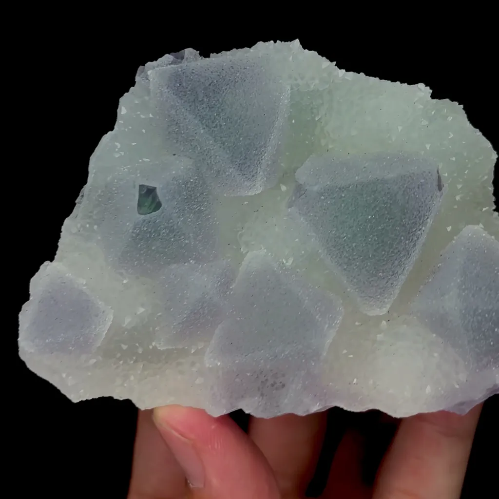Natural Sugar Octahedral Fluorite Mineral Specimen,High Quality Specimen,ZHEJIANG,CHINA(95*65*25mm) - image 3