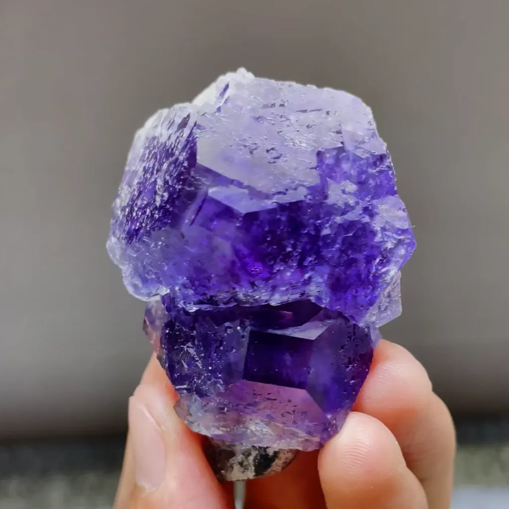 Natural Tanzanit Fluorite comes from Fujian,China 45*55*30MM image