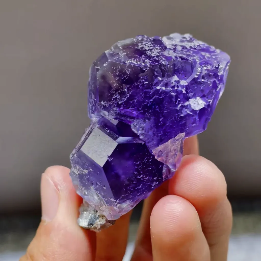 Natural Tanzanit Fluorite comes from Fujian,China 45*55*30MM - image 2