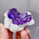 Natural Tanzanite and Qrystal coexist comes from Fujian,China 50*40*40MM - image 5