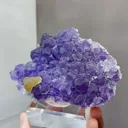 Natural Tanzanite and Yellow Fluorite coexist comes from Fujian,China 105*30*70MM - image 6