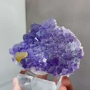 Natural Tanzanite and Yellow Fluorite coexist comes from Fujian,China 105*30*70MM - image 5