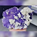Natural Tanzanite Blue Fluorite and Mica Symbiosis comes from Fujian,China 160*110*40MM - image 1