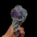 Natural Tanzanite Blue Fluorite Mineral Specimen,High Quality Specimen,FUJIAN,CHINA(55*50*108mm) - image 3