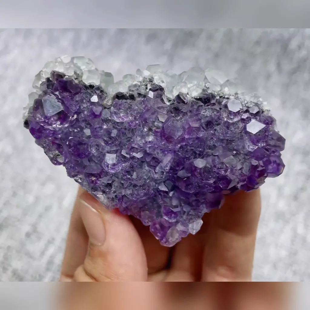 Natural Tanzanite Fluorite and Calcite Symbiosis 70*50*25MM - image 3