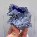 Natural Tanzanite Fluorite and Calcite Symbiosis comes from Fujian,China 90*60*35MM - image 2