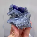 Natural Tanzanite Fluorite and Calcite Symbiosis comes from Fujian,China 90*60*35MM - image 5