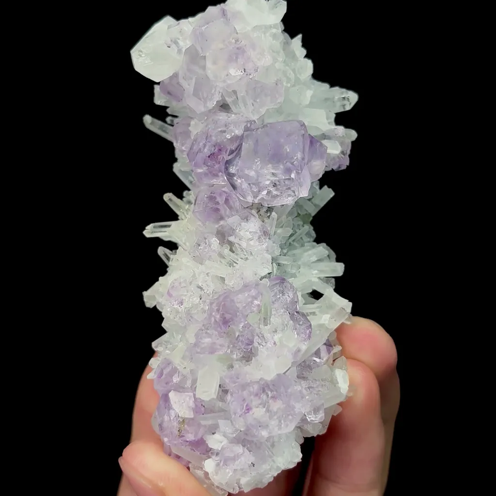 Natural Tanzanite Fluorite and Crystal Mineral Specimen,High Quality Specimen,FUJIAN,CHINA(92*44*35mm) - image 4