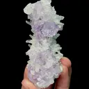 Natural Tanzanite Fluorite and Crystal Mineral Specimen,High Quality Specimen,FUJIAN,CHINA(92*44*35mm) - image 4