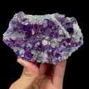 Natural Tanzanite Fluorite and Crystal Mineral Specimen,High Quality Specimen,QUANZHOU,FUJIAN,CHINA(115*70*30mm) - image 1