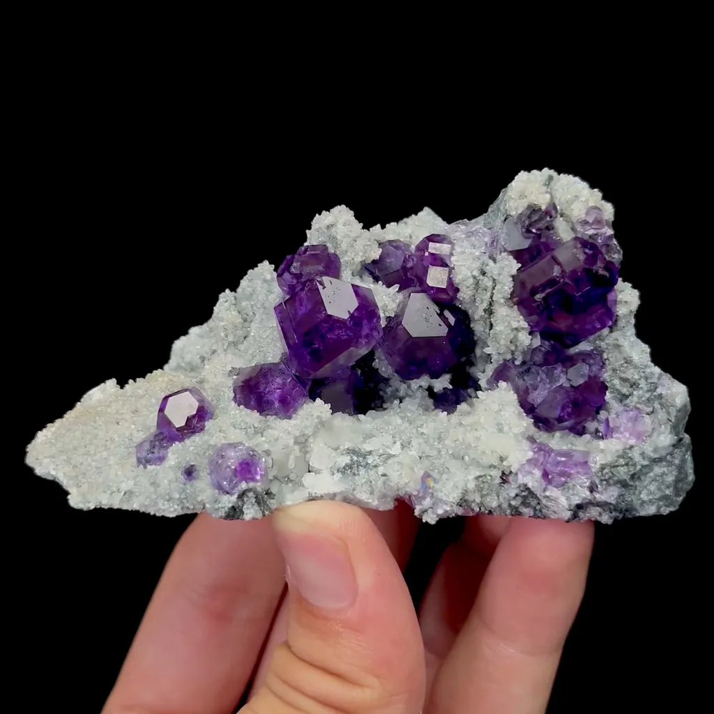Natural Tanzanite Fluorite and Crystal Mineral Specimen,High Quality Specimen,QUANZHOU,FUJIAN,CHINA(94*45*45mm) image