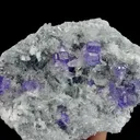Natural Tanzanite Fluorite and Quartz Cluster, Mineral Specimen:Fujian,China (115*80*40MM) - image 3