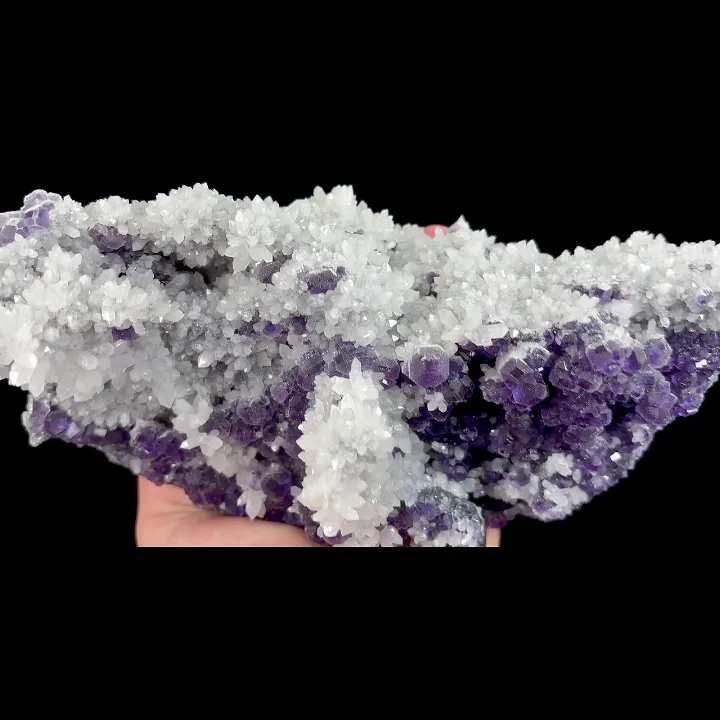 Natural Tanzanite Fluorite and Quartz Cluster, Mineral Specimen:Fujian,China (220*100*80MM) - image 3