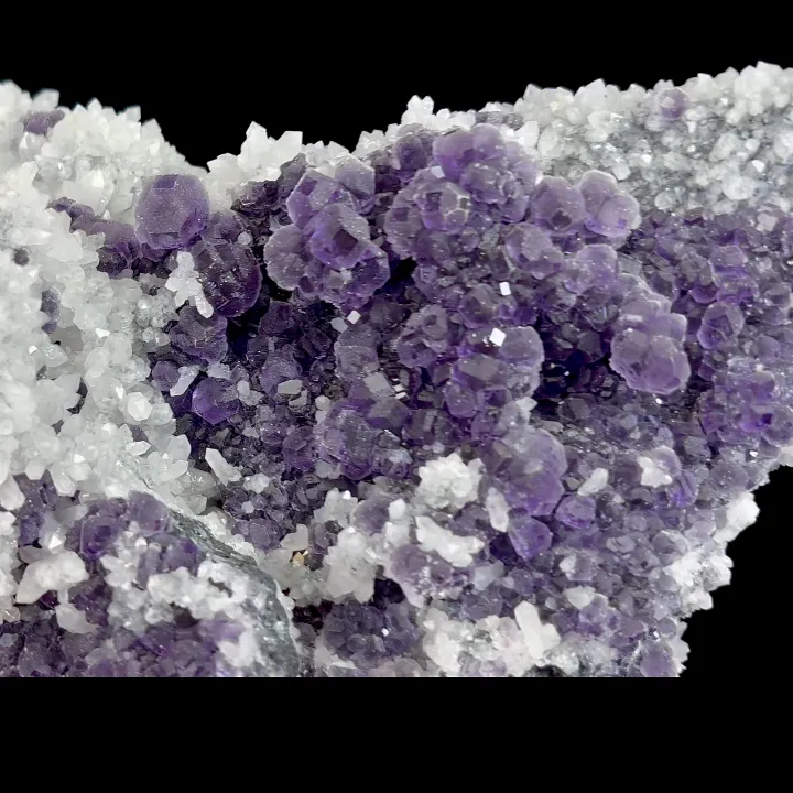 Natural Tanzanite Fluorite and Quartz Cluster, Mineral Specimen:Fujian,China (220*100*80MM) image