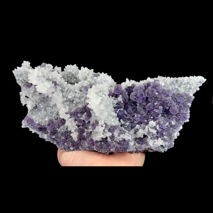 Natural Tanzanite Fluorite and Quartz Cluster, Mineral Specimen:Fujian,China (220*100*80MM) - image 5