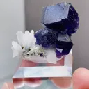 Natural Tanzanite Fluorite and Quartz coexist comes from Fujian,China 35*25*20MM - image 6
