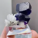 Natural Tanzanite Fluorite and Quartz coexist comes from Fujian,China 35*25*20MM - image 3