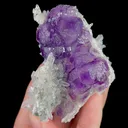 Natural Tanzanite Fluorite and Quartz, Mineral Specimen: Fujian,China (70*45*40MM) - image 3