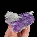 Natural Tanzanite Fluorite and Quartz, Mineral Specimen: Fujian,China (70*45*40MM) - image 5