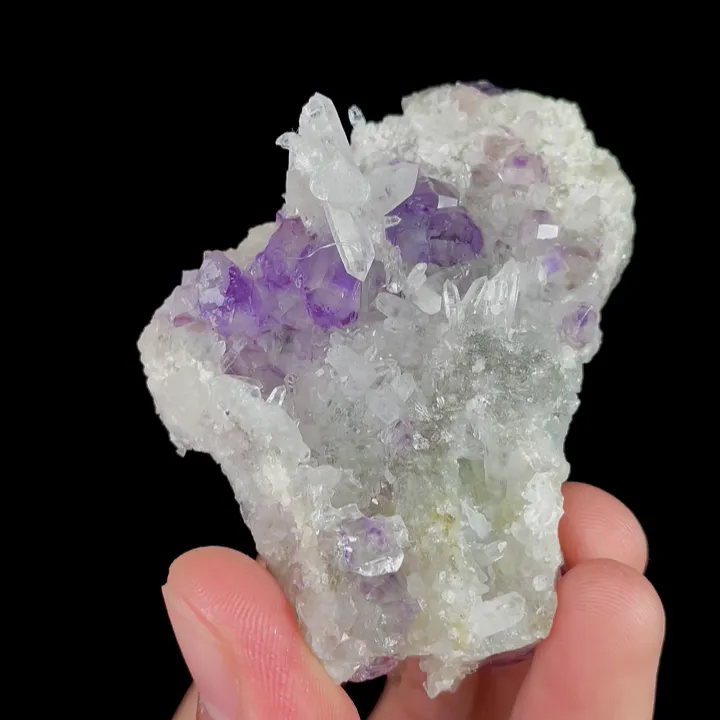 Natural Tanzanite Fluorite and Quartz, Mineral Specimen: Fujian,China (70*45*40MM) - image 6