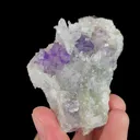 Natural Tanzanite Fluorite and Quartz, Mineral Specimen: Fujian,China (70*45*40MM) - image 6