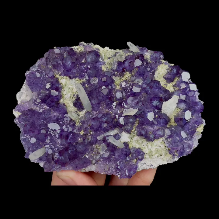 Natural Tanzanite Fluorite and Quartz, Mineral Specimen:Fujian,China (130*90*45MM) - image 5