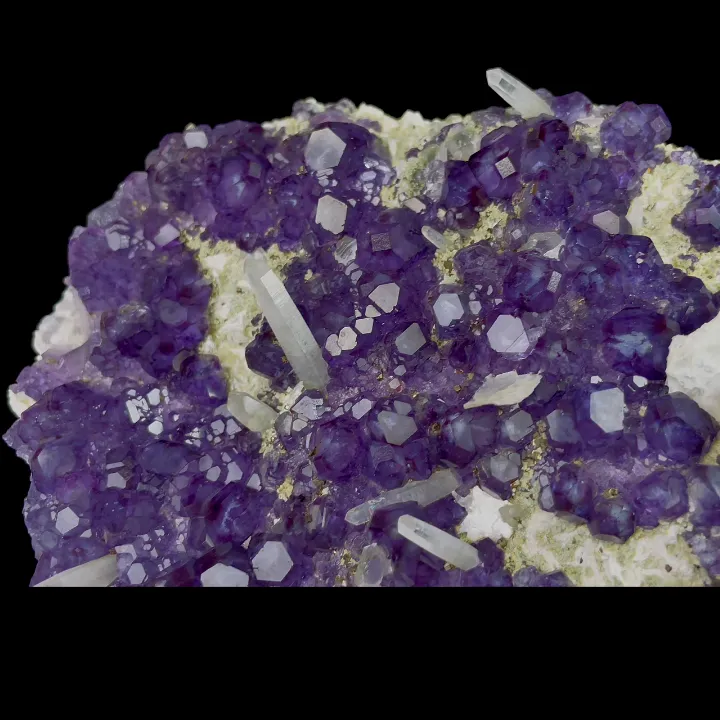 Natural Tanzanite Fluorite and Quartz, Mineral Specimen:Fujian,China (130*90*45MM) - image 3