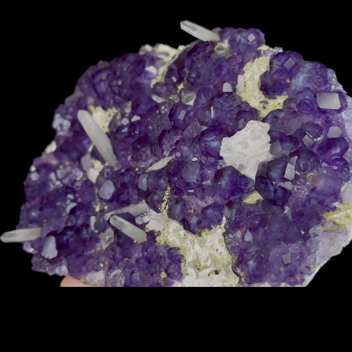 Natural Tanzanite Fluorite and Quartz, Mineral Specimen:Fujian,China (130*90*45MM) - image 4