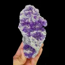 Natural Tanzanite Fluorite and Quartz, Mineral Specimen:Fujian,China (70*135*35MM) - image 4