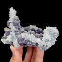 Natural Tanzanite Fluorite and Quartz, Mineral Specimen:Fujian,China (95*65*65MM) - image 3