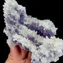 Natural Tanzanite Fluorite and Quartz, Mineral Specimen:Fujian,China (95*65*65MM) - image 2