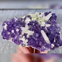 Natural Tanzanite Fluorite and Quartz Symbiosis comes from Fujian,China 110*75*40MM - image 5