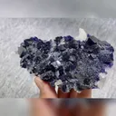 Natural Tanzanite Fluorite and Quartz Symbiosis comes from Fujian,China 115*70*20MM - image 2