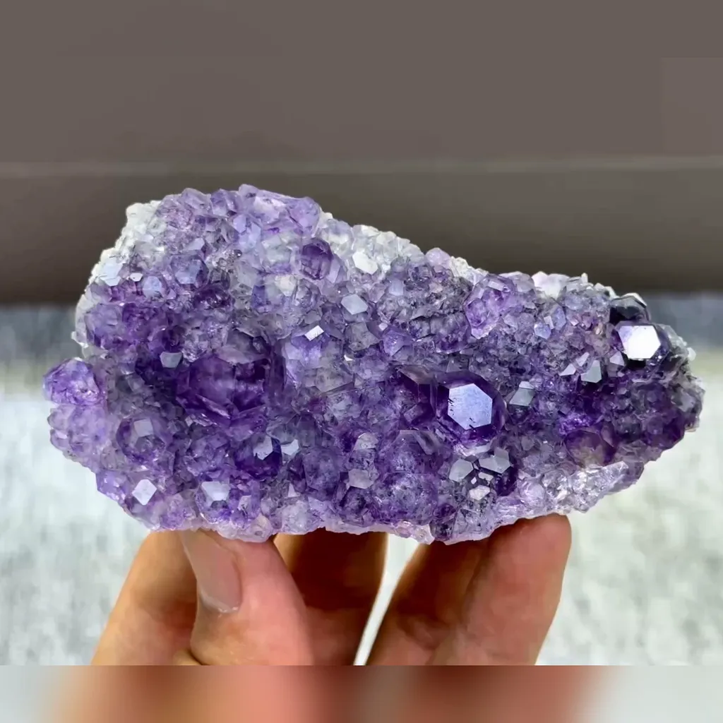Natural Tanzanite Fluorite comes from Fujian,China 100*50*25MM image