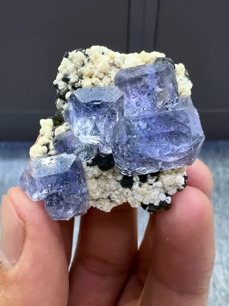 Natural Tanzanite Fluorite comes from Fujian,China 40*35*15MM - image 3