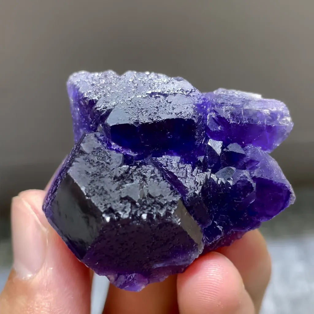 Natural Tanzanite Fluorite comes from Fujian,China 40*35*25MM - image 2