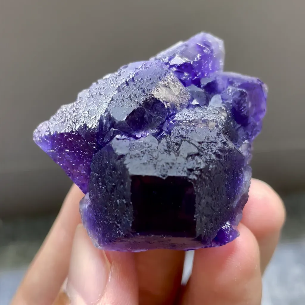 Natural Tanzanite Fluorite comes from Fujian,China 40*35*25MM image