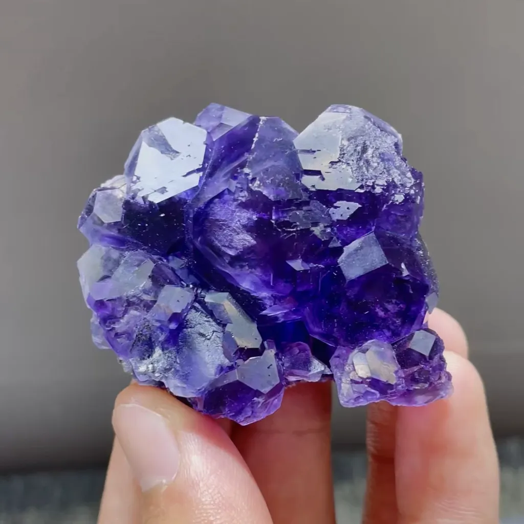 Natural Tanzanite Fluorite comes from Fujian,China 45*40*25MM image