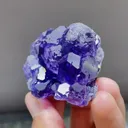 Natural Tanzanite Fluorite comes from Fujian,China 45*40*25MM - image 3